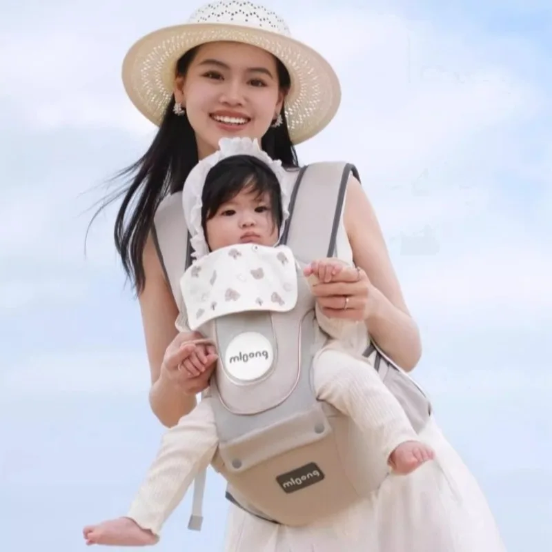 Baby Carrier Backpack Baby Bag Newborn Sling 2in 1 Breathable Infant Babies Carrier Wrap Ergonomic Kangaroo Waist Belt Backpacks