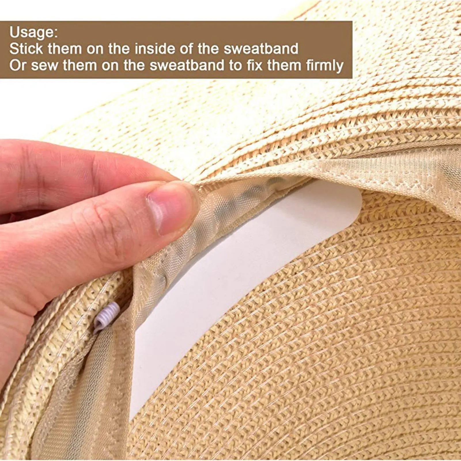 

Adjustable Hat Size Reducer EVA Foam Sweatband Insert Tape for Casual Mesh Hat Quick Drying Cap Head Circumference Strip
