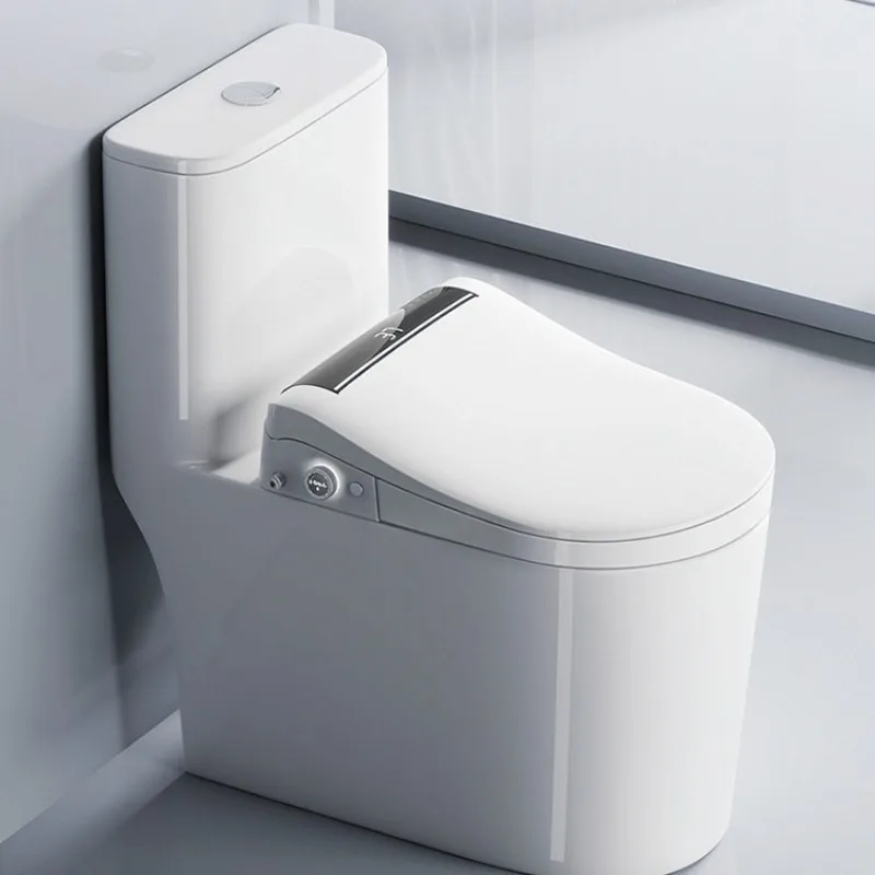 

Connection Engineering/Smart Toilet Cover Household Automatic Flip Instant Constipation Aid Split Seat Cover Foam Shield