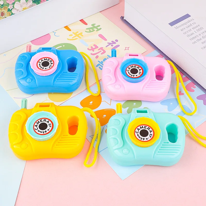 2 Pcs Mini Projection Camera Toys Cartoon Fun Simulation Kids Toy Kamera Mainan Kid Gifts