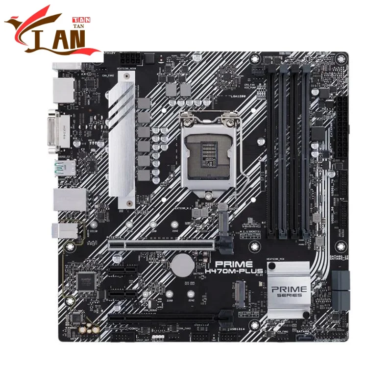 

For PRIME H470M-PLUS Motherboard 128GB HDMI PCI-E3.0 M.2 LGA 1200 DDR4 Micro ATX H470 Mainboard 100% Tested Fully Work Tan
