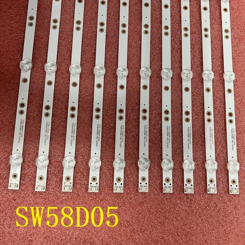 LED backlight strip for Hisense 58G2A300 58F5 58G2A 58G3 58K5D 58F55 JL.D58051330-202AS-M V580DJ4-MD1 APT-LB17038-58G3-1.2