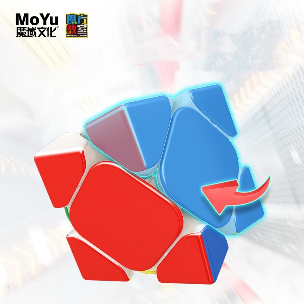 MOYU MoFang JiaoShi Meilong RS M Skewbed Magnetic Magic Speed Cube Professional Fidget Toys Moyu RSM Skewb Cube Magico Puzzle