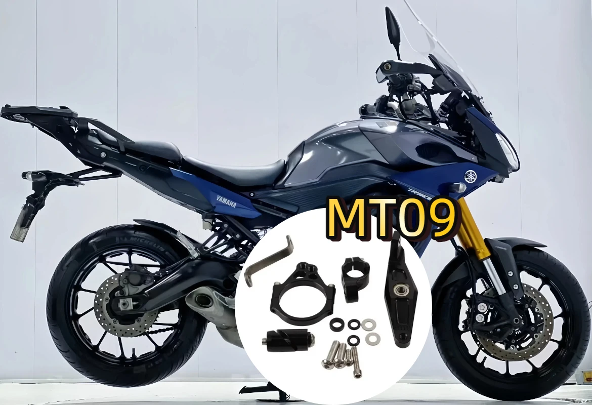 

Motorcycle Steering Damper Mount Bracket Stabilizer Support For YAMAHA MT 09 MT09 SP 2021 - 2024 Speed Wobble Safety Accessories