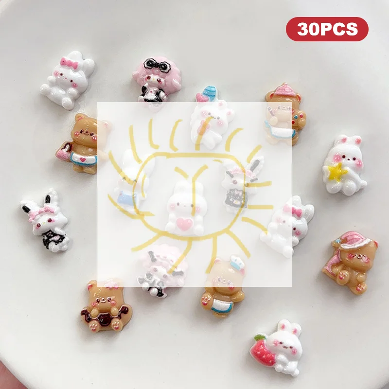 30-шт-подвеска-для-дизайна-ногтей-с-мультяшным-кроликом-3d-яркие-цвета-смола-мультяшный-маленький-бурый-медведь-украшение-для-ногтей-каваи-аксессуары-для-ногтей