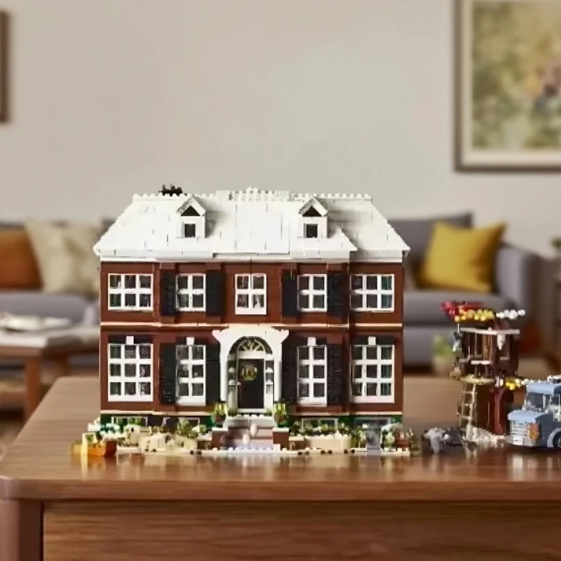 Ideeën Film 3955pcs Moc 21330 Alleen Thuis Huis Set Model Bouwstenen Bakstenen Voor Jongen Kinderen Kerstcadeaus