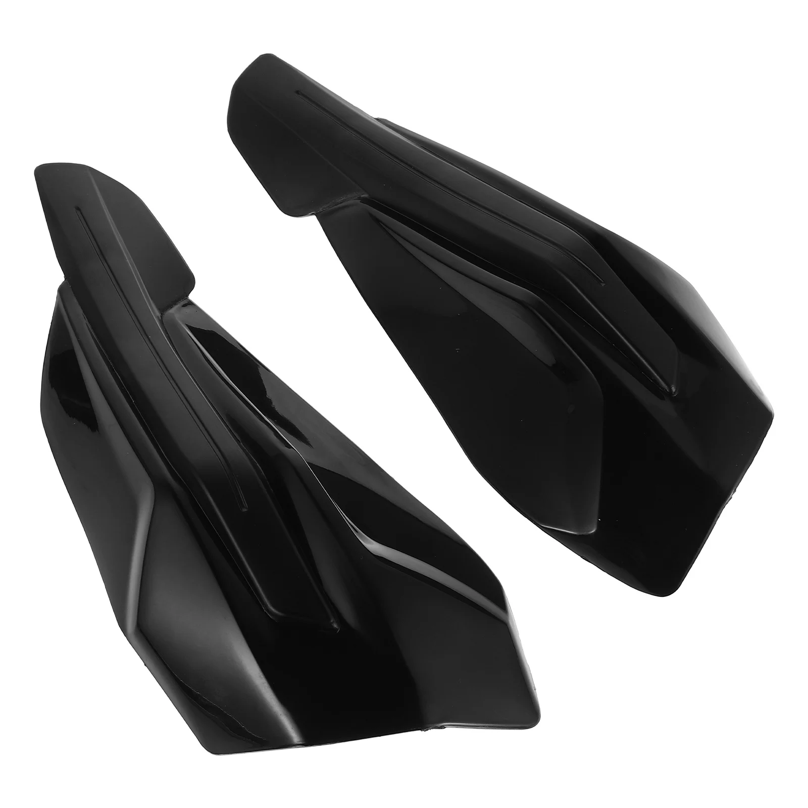 1 زوج العالمي الأسود Handguards يندبروف المقود حماية للدراجات الترابية الدراجات البخارية على الطرق الوعرة ركوب دراجة نارية واقي من الرياح