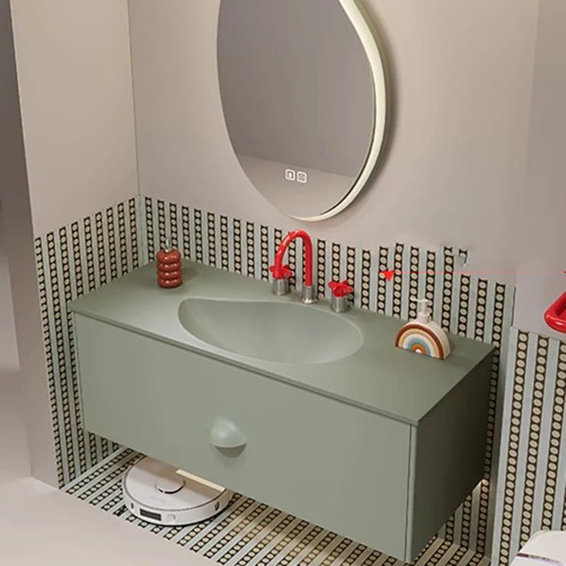 

Luxury Organizer Bathroom Cabinet Storage Mirror Wall Accessories Toilet Display Cupboard Decorations Gabinete Room Furniture