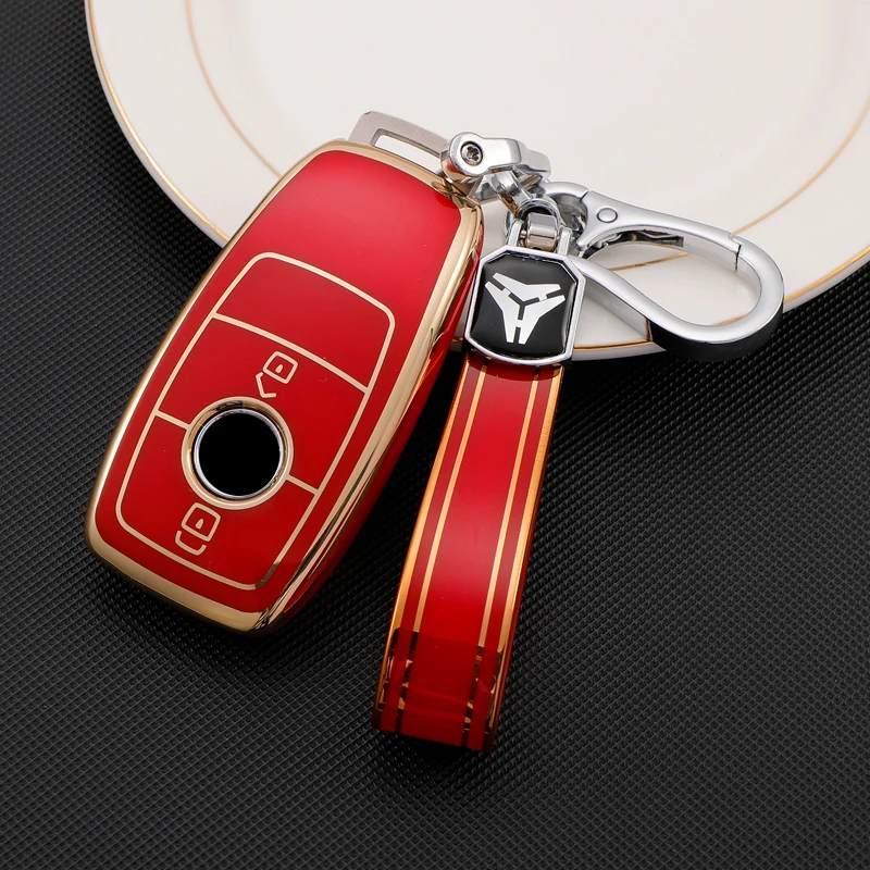 2 3 4 botões tpu carro remoto chave caso capa escudo para mercedes benz a c e s g classe glc cla w177 w205 w213 w222 x167 amg