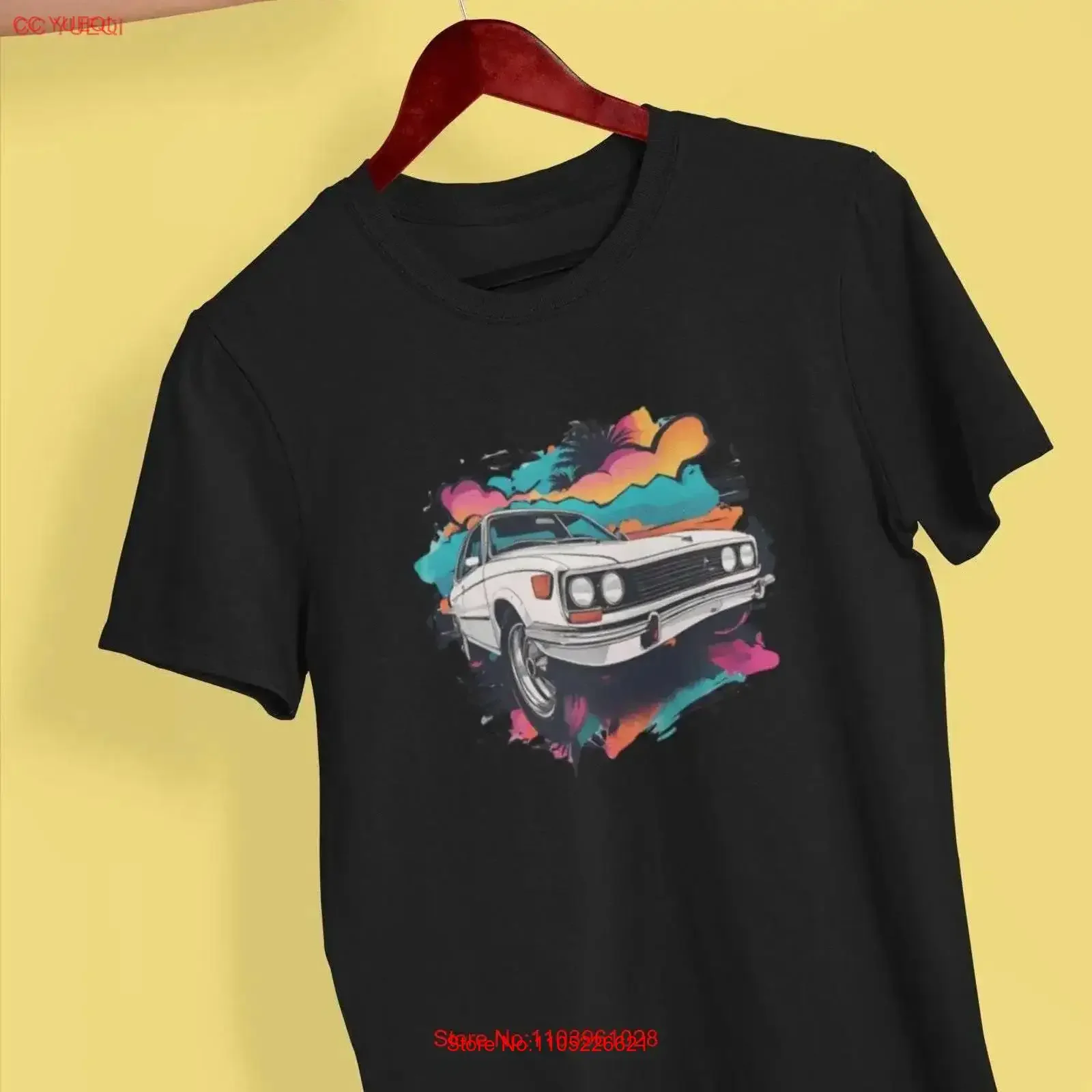 Vintage Retro Car T Shirt Classic Automobile Old Transport Vehicle Top Antique Motor Drive Automotive Speed Hipster vintage