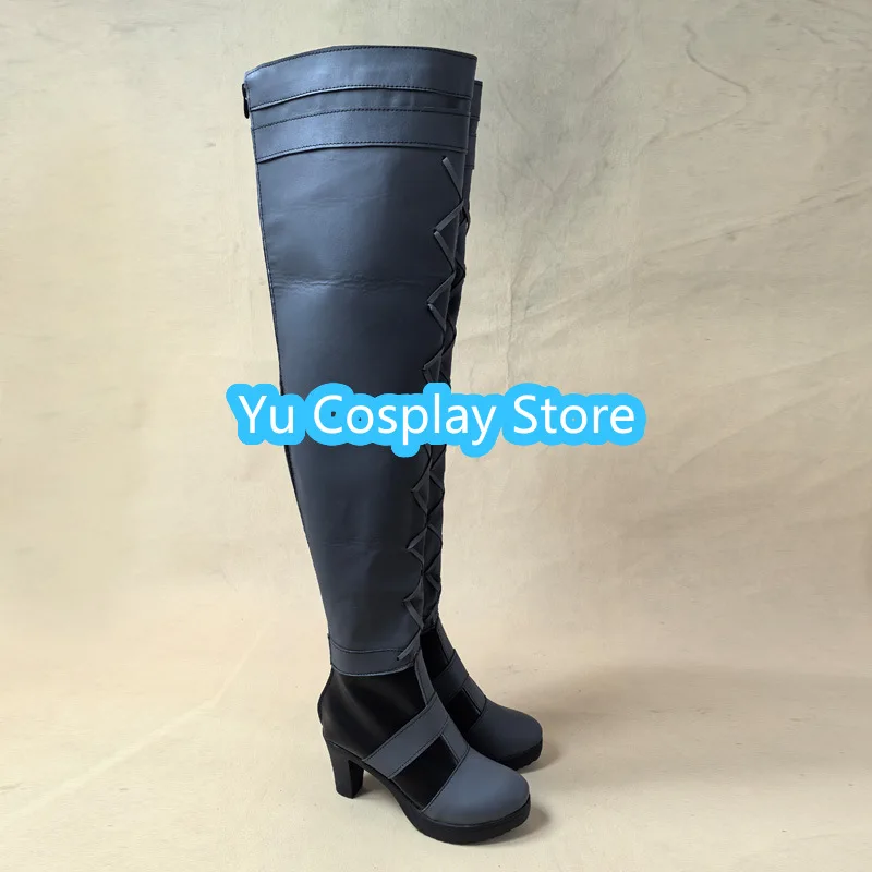 Ehre der Könige Wang Zhaojun Idol Sänger Starlight Tinte Lotus Chant Cosplay Schuhe Anime Stiefel Halloween Kostüme Requisiten