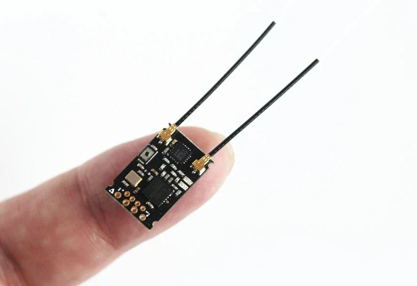XR602T-D Receiver for Spektrum DSMX DSM2, 6CH FPV Quad Receiver, UFL Antenna Port, Support SBUS FPort RSSI Telemetry