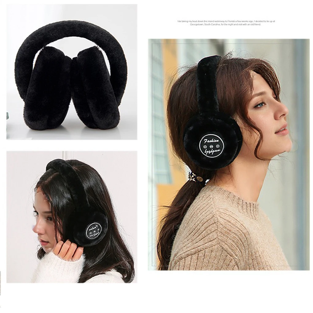 New Solid Soft Plush Ear Keep Warmer Winter Earmuffs for Women Men Fashion Outdoor Earflap Protection Ear-Muffs Ear Cover