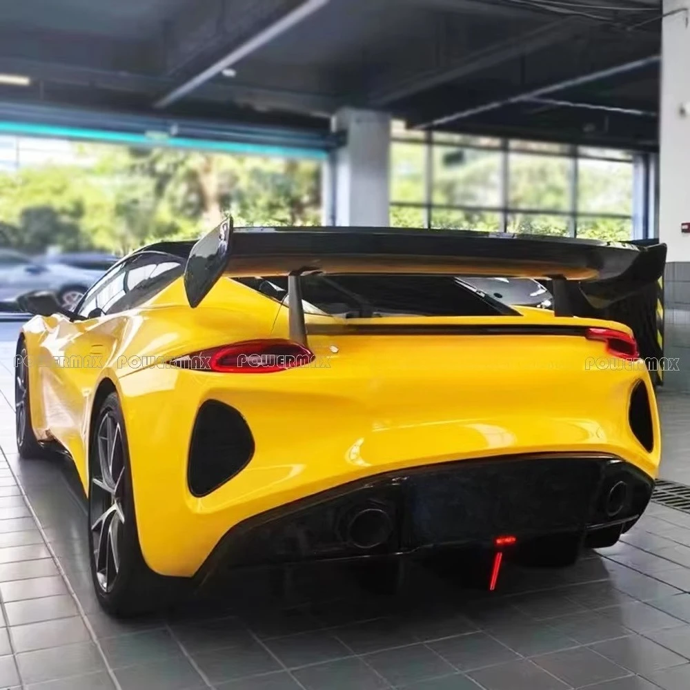 New Dry Carbon Fiber Rear Spoiler for Lotus Emira 2023-2024 GT Style Rear Trunk Lip Spoiler Wing