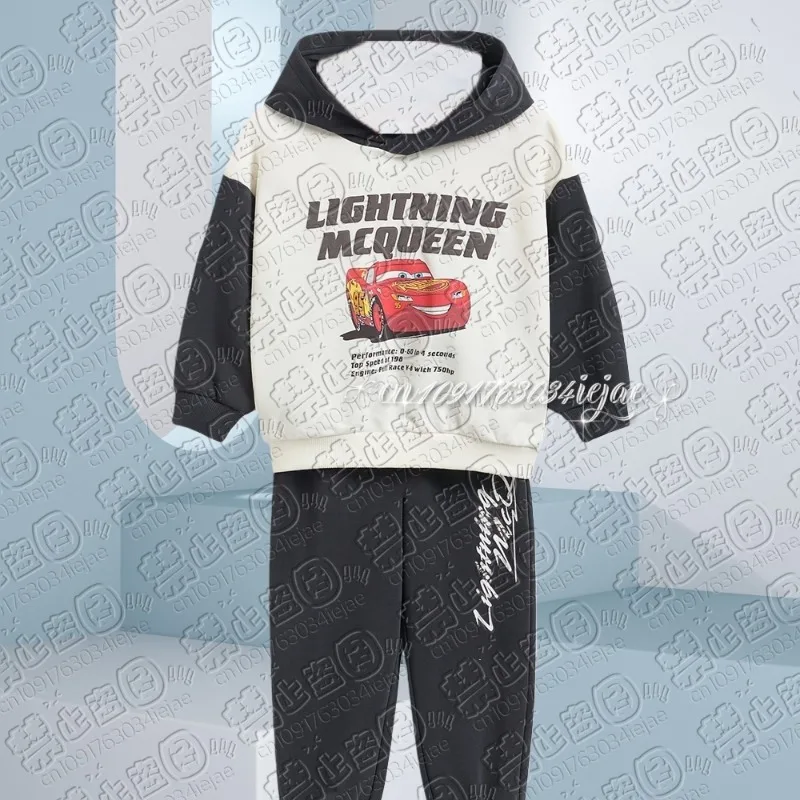 

New Autumn and Winter Lightning McQueen Boys Hoodie Suit Sweatshirt for Boys & Girls Christmas Gift Children Casual Sportswear