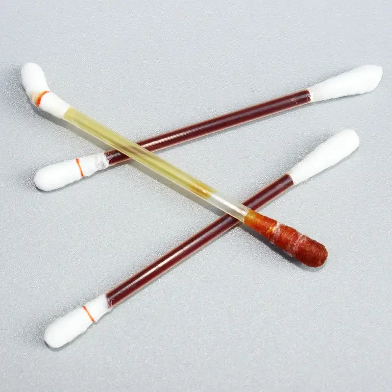 100pcs Disposable Iodine Cotton Swab Independent Packing Iodophor Cotton Swabs Sticks For Adult Children Baby Outdoor Home Daily