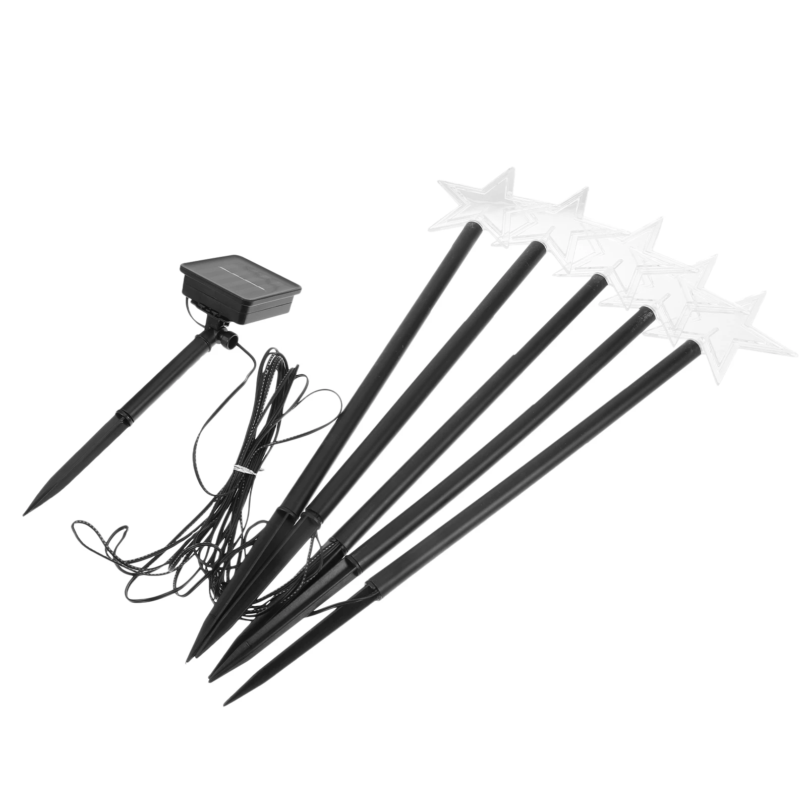

Solar Star Light String Christmas Outdoor Decor Lawn Lamp Landscape Stake Plastic Party Atmosphere Yard Ornament Lights