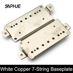 7-String Humbucker Pickup Baseplate, White Copper Pickup Parts, Copper-Nickel Alloys, 9.62mm, 10.4mm, 2Pcs