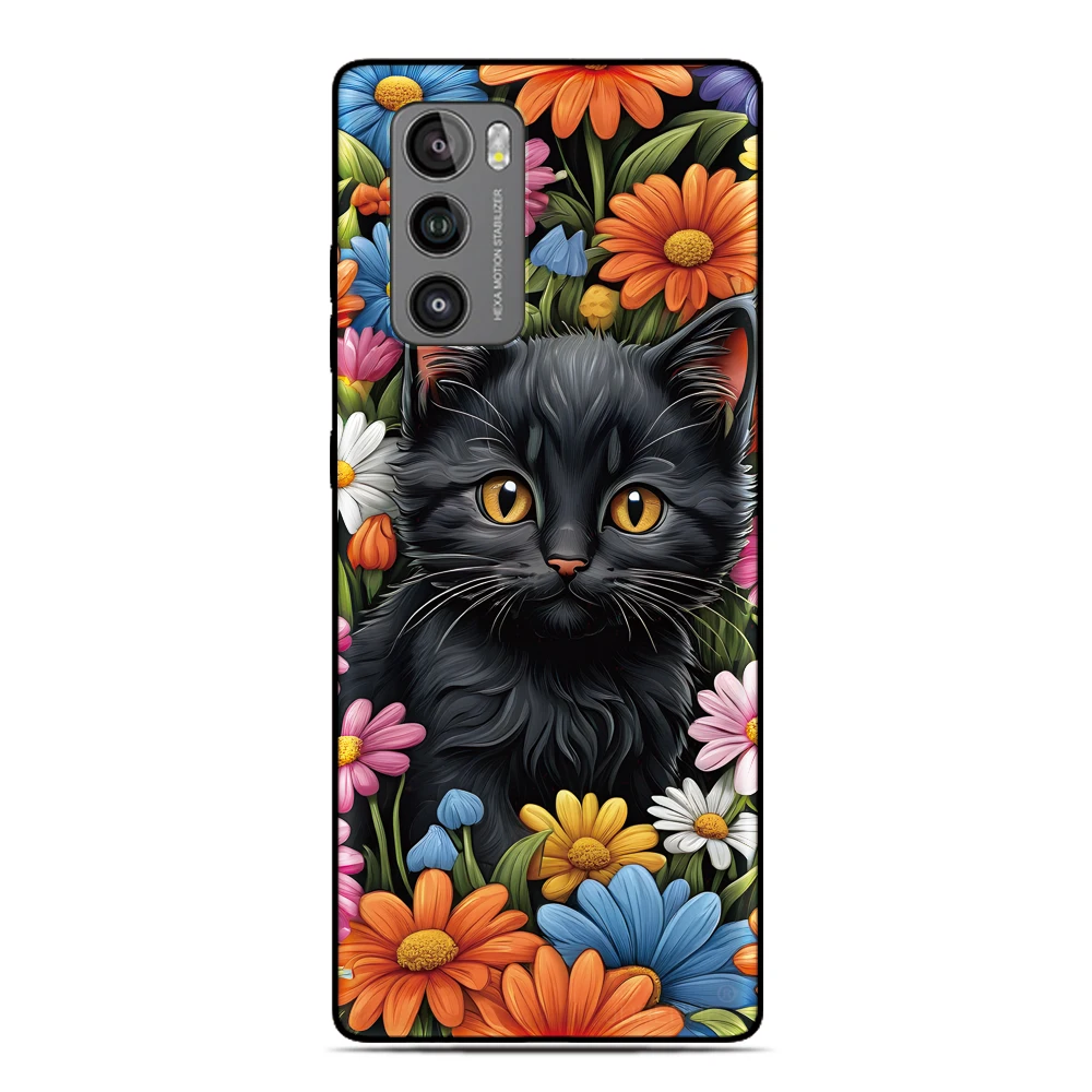 غطاء قطة ملون لهاتف آيفون 17 16 15 12 Pro Max Air 16e 13 Mini X XR 7 8 Plus SE 3 2 2020 2022 iPod Touch 7 6 5 جراب هاتف #3