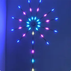 LED Firework Lights Remote Control RGB Color 213 Dynamic Modes Led Strip Lights Christmas Birthday Party Decoration