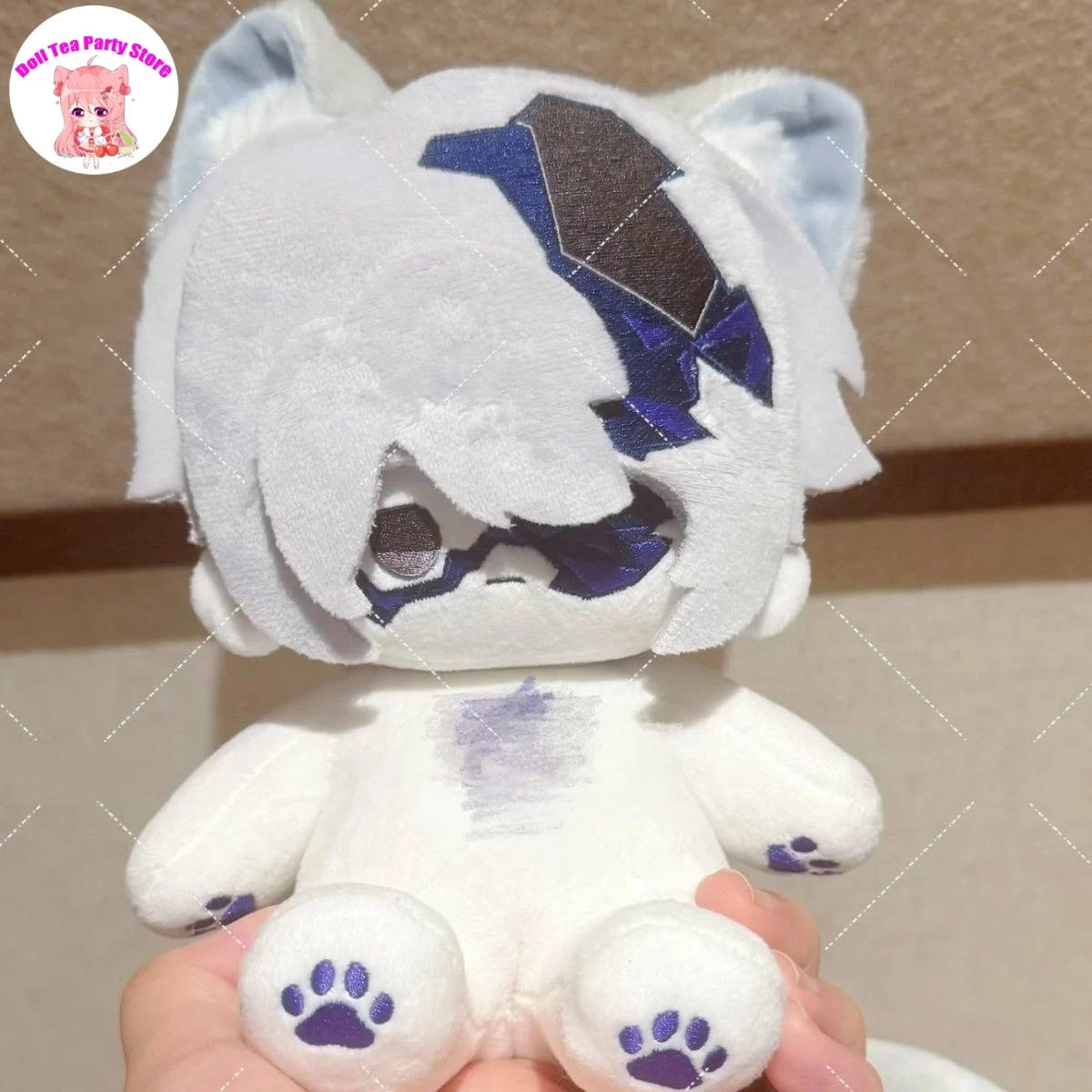 

Khaslana Honkai：Star Rail Cute Plush Doll Body Anime Dress Up Clothes Stuffed Plushies Toys Figures Xmas Gift 20cm