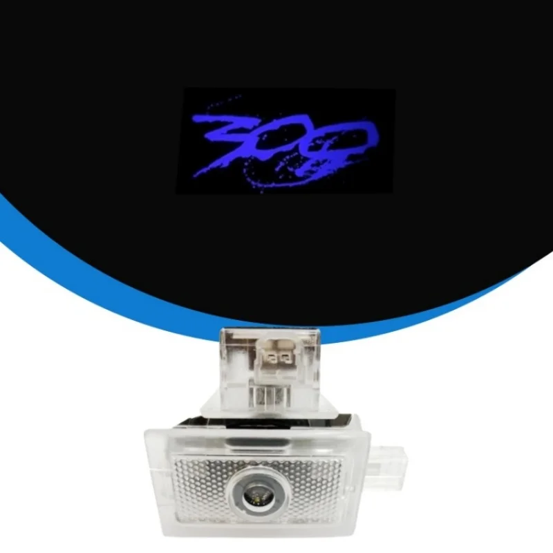 

2pcs LED Car Door Welcome Lights Laser Projector Lamps For Chrysler 300 300C S300S 2005 2006 2007 2008-2021 2022 Car Decoration