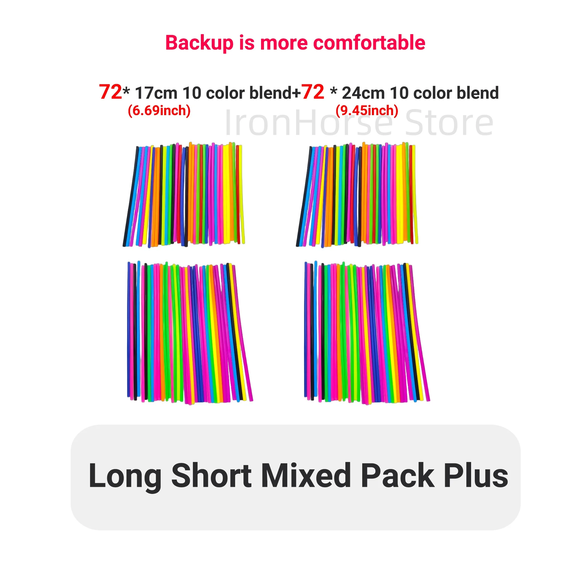 طقم جلود 72 قطعة (الدراجة الترابية/الدراجة/السكوتر) |   10 ألوان مختلطة |   كومبو 24 سم + 17 سم |   لهجات العجلات العالمية على الطرق الوعرة