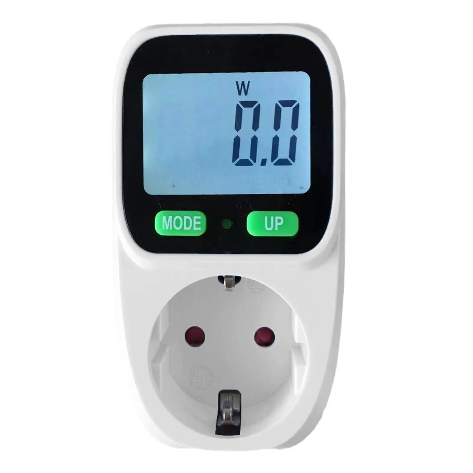 220V 110V AC Digital Wattmeter Backlight Upgraded Power Metering Socket DE Plug Power Electricity Intelligent Meter