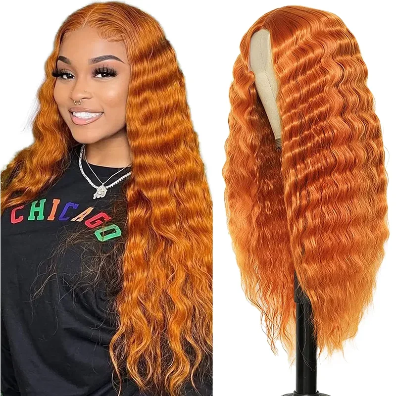 

13x6 Lace Front Synthetic Hair Water Ripple Synthetic Curly Hair 32-Inch Fluffy And Natural, Suitable For Women'S Daily Parties
