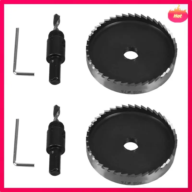 

2Pcs 75Mm Pro Hole Saw Tooth Steel Holesaw Drill Bit Cutter Tool For Metal Wood Alloy