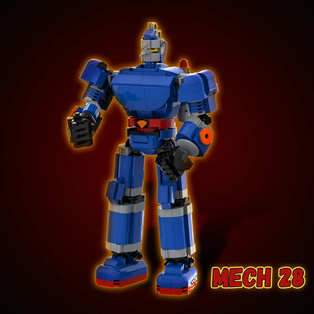 

Gobricks MOC Gokin Tetsujin 28 Gigantor Building Blocks Model Gokin Tetsujin 28 Gigantor Bricks Assembly Toys Kids Birthday Gift