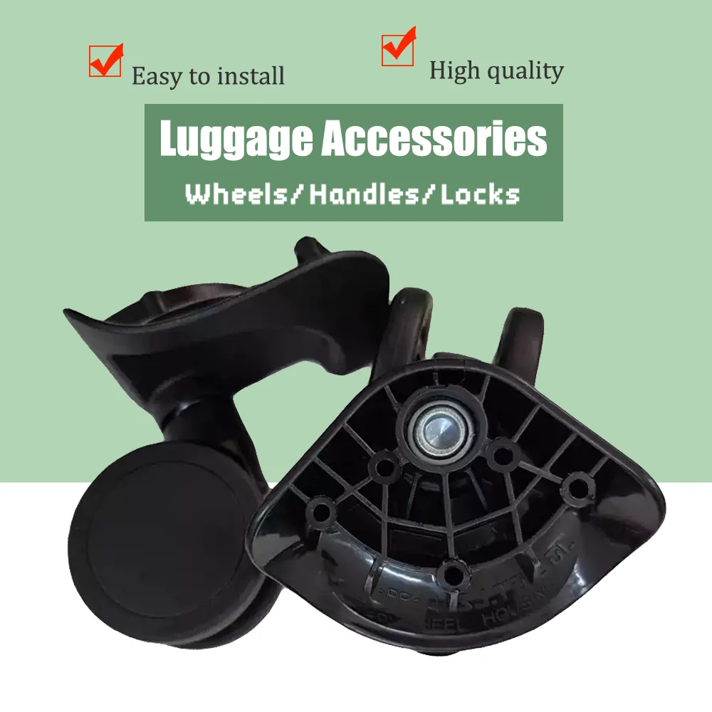 Durable Universal Replacement Luggage Wheels Spinner Caster Repair Kit For SJTOBOL T26 Suitcase Bag with Silent Bearing