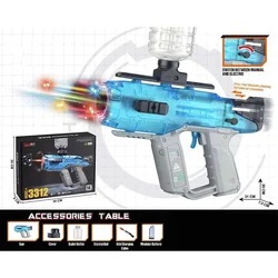 Żel elektryczny kula Blaster, akumulator, automatyczne, gry na świeżym powietrzu zabawki do aktywności gra zespołowa M249