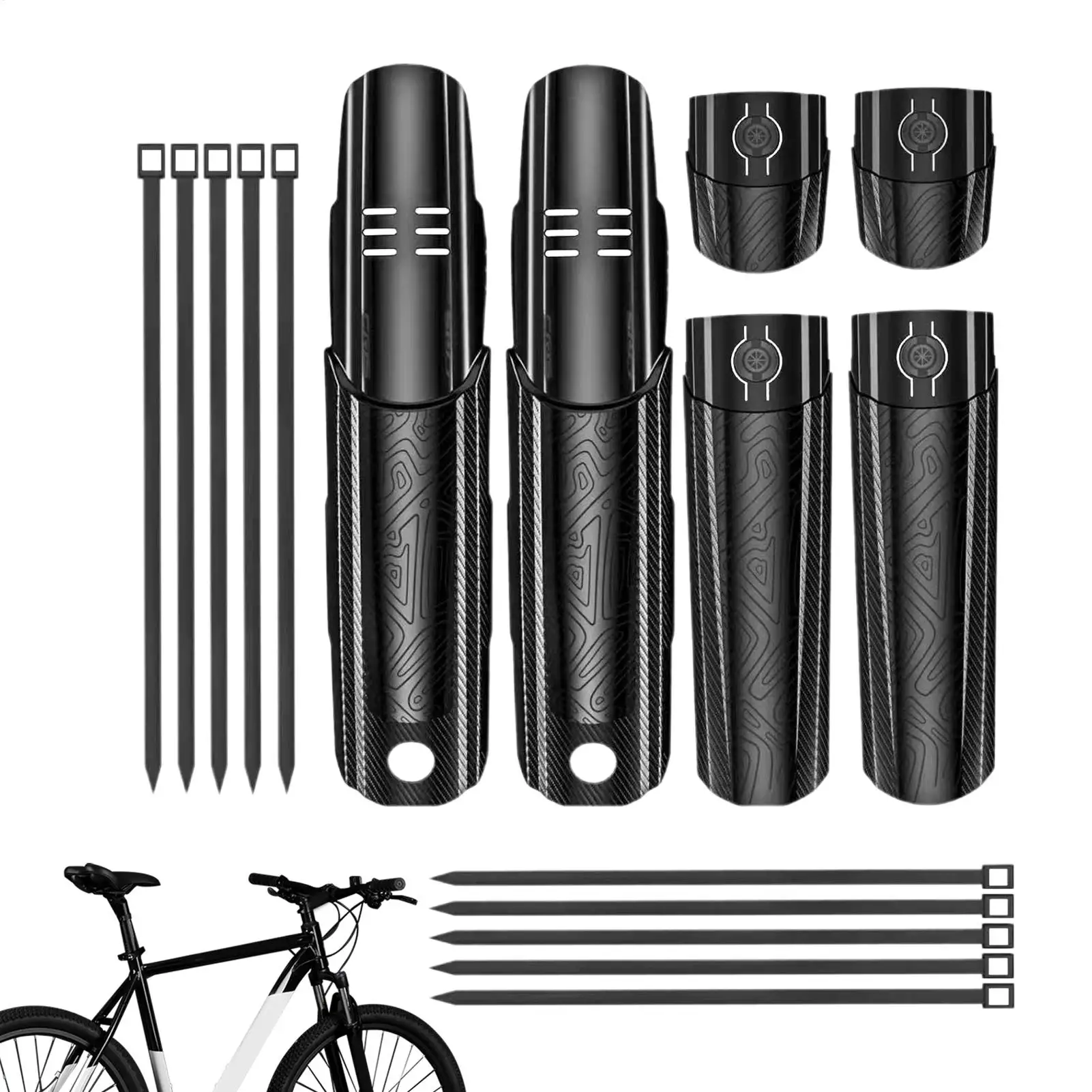 Cycling Mudguard Quick Release Water Dirt Protection Front/Rear Mud Guards For Forks Grime Mountain Road Bikes All Wheels Men
