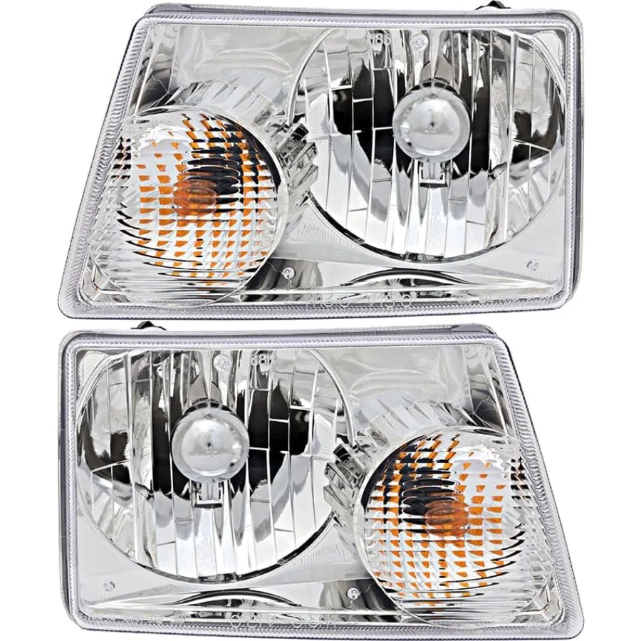 

For Ranger Headlights Lamps Set 2004 2005 2006 2007 2008 2009 2010 2011 Halogen Driver and Passenger Side