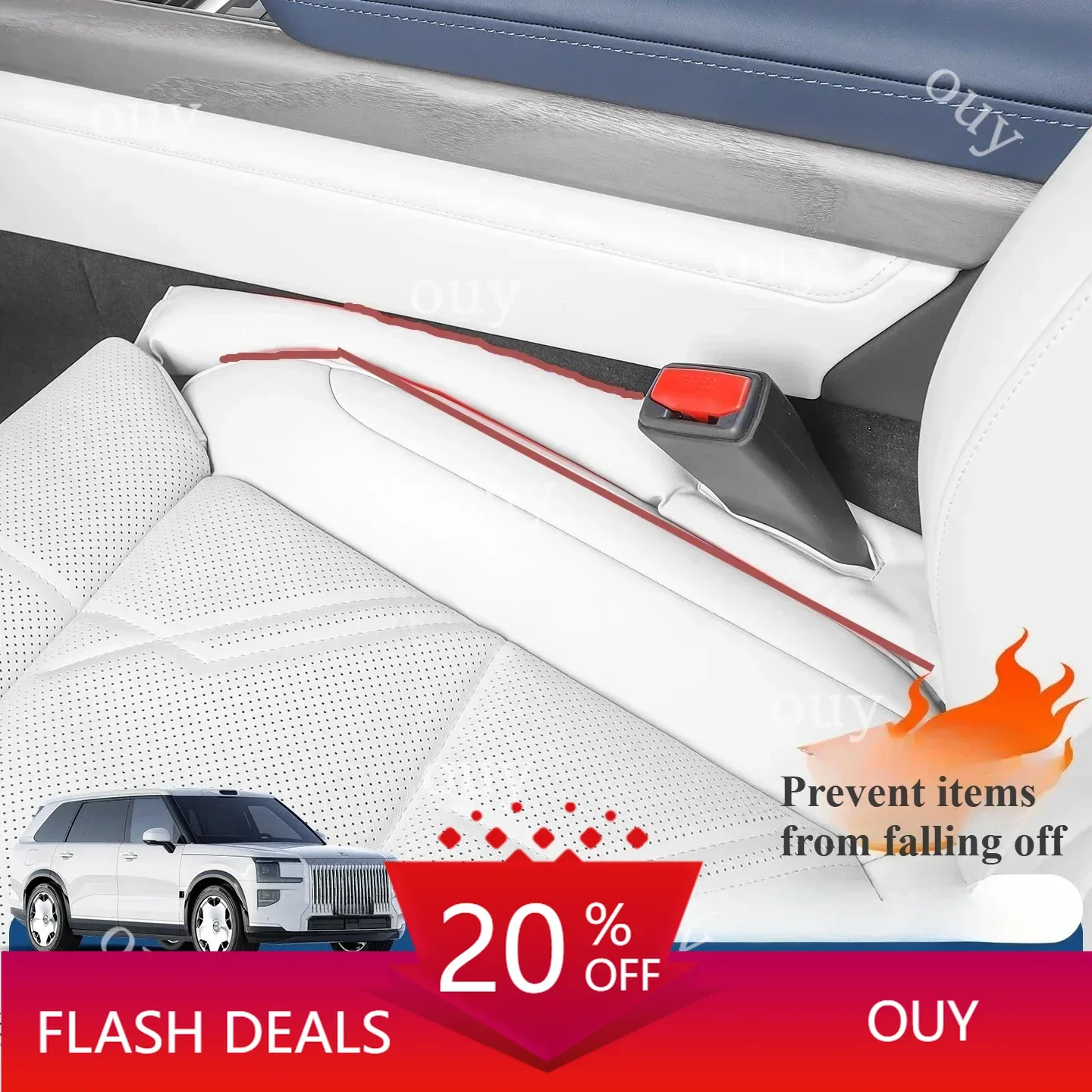 Fit for Zeekr 9X Seat gap plug strip interior gap leak proof plug strip durable interior modification accessories