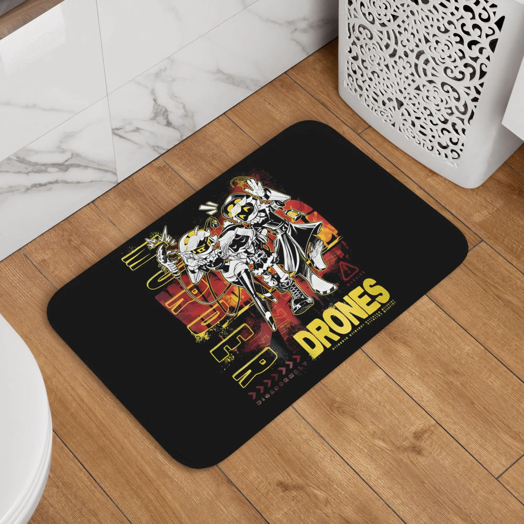 Anime Movies Game Murder Drones Front Floor Door Entrance Mats Outdoor Horror Comedy  Kitchen Bathroom Doormat Garage Carpet Rug