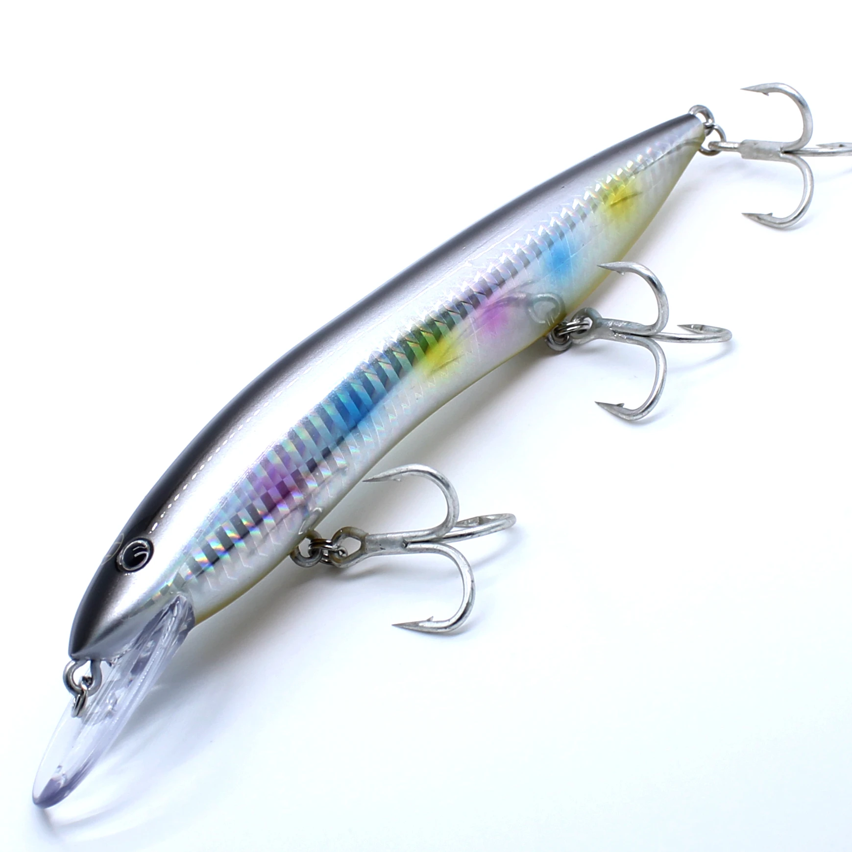 Aoclu-harter Köder für Tiefsee boote, schwimmende Elritze, Jerkbait-Rassel, Stein köder, 4x Drillinge, japanische Qualität, 150mm, 35g, 1 Stk – Detail 22