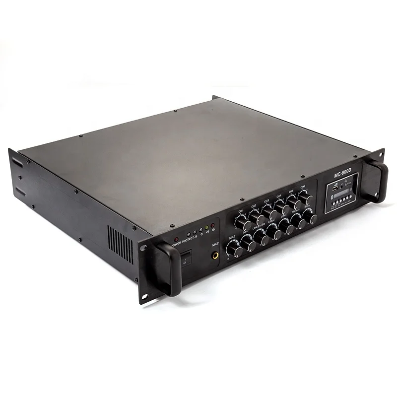 250w Multi-Zone PA High Power High Quality Amplifier For Public Address System