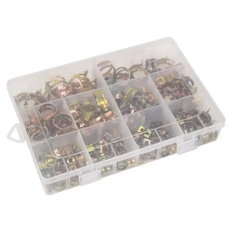 Imagem -04 - Grampos de Mangueira para Carro Caminhão Mola Clipes Combustível Óleo Água Mangueira Clip Tubo de Tubulação Braçadeira Fixador 1pc Braçadeira Alicates 165 Pcs mm 22 mm