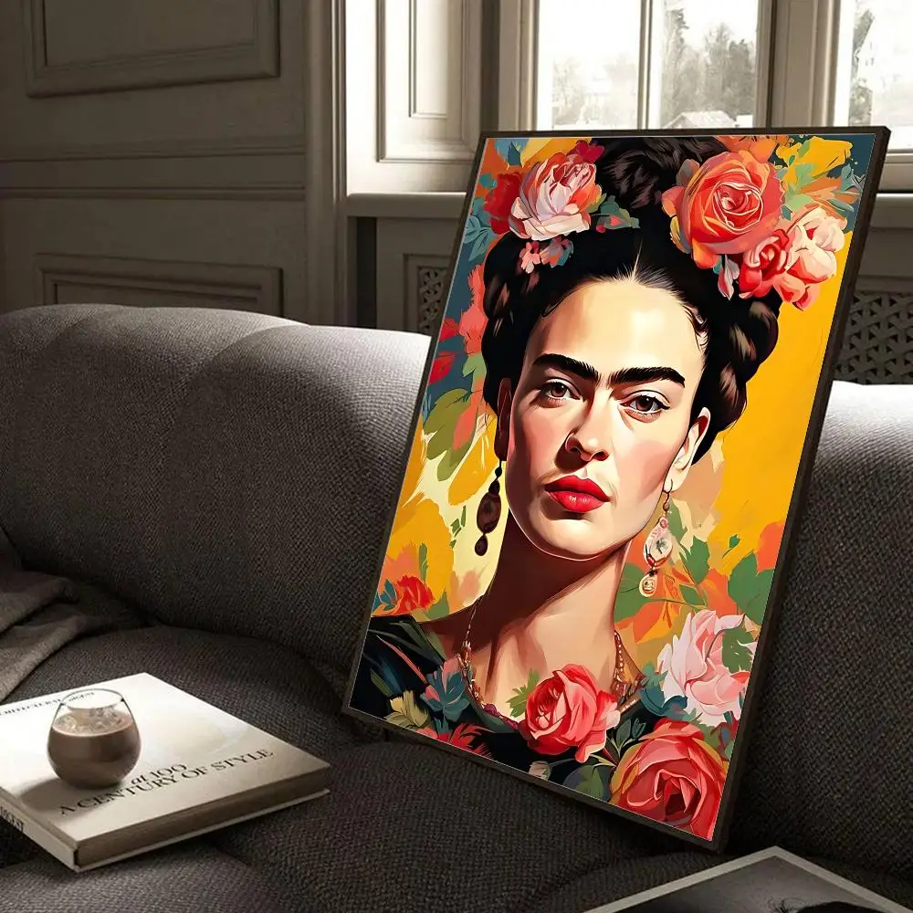 Classic F-Frida Kahlo Art Poster Modern Home Living Bedroom Bar Hallway Waterproof Wall Art Aesthetic Decor