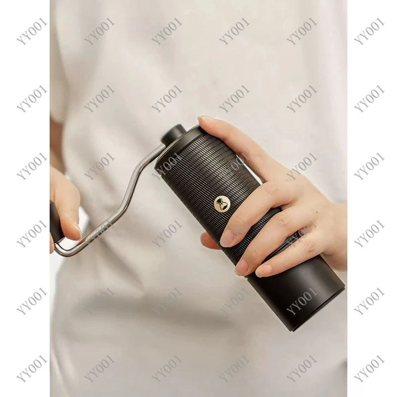 Manual Coffee Grinder with External Adjustment 0.015mm Per Click for Espresso