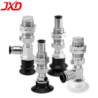 JXD PISCO VPC/VPD10/20/30/40/50BN/RN-6J  Top Tntake Black NBR Industrial Vacuum Suction Cup
