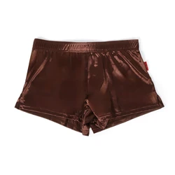 Sexy Sleepwear Nightwear Satin Short Pants Men Underwear Lounge Pajamas Homewear Sleep Bottoms Boxershorts