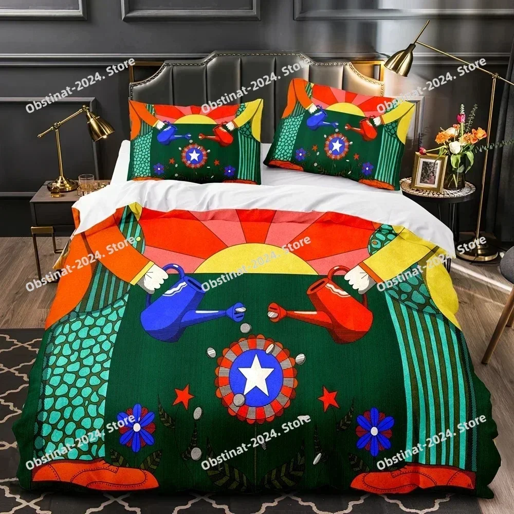 Top Print The Rise Cartoon Bedding Set Duvet Cover Bed Set Quilt Cover Pillowcase Comforter king Queen Size Boys Adult Sheet