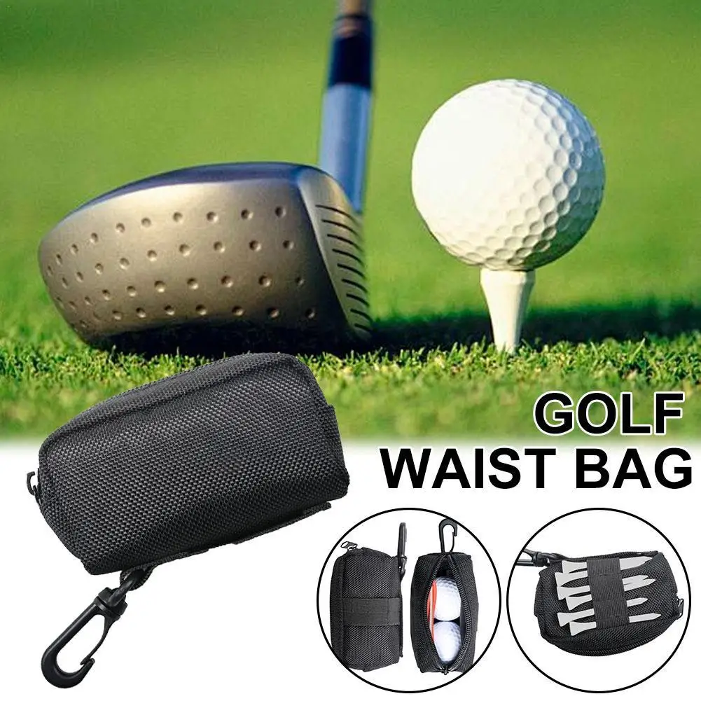 

1pcs Golf Ball Waist Bag Mobile Phone Carrying Pouch Compact Golf Balls Storage Bag For Training Competition And