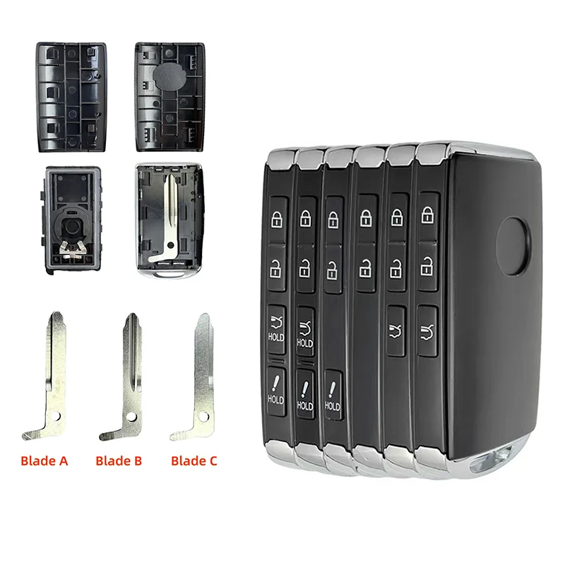 WAZSKE13D03 Replacement Smart Key Shell Housing 315MHz ID49 Chip For Mazda 3 6 CX-5 CX-3 CX-4 CX-9 CX-50 CX-90 MX-5 Miata Axela