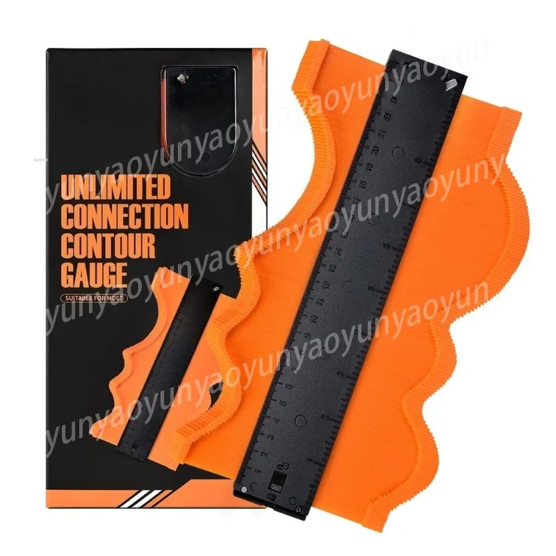 Infinite Splicing Contour Gauge,Lockable Positioning Profile Ruler,Copy Gauge Measuring Gauge,Woodworking Shape Duplicator