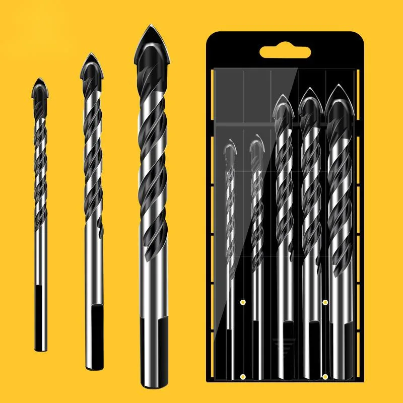 

Треугольное спиральное сверло 3–14 мм для керамики, стекла, плитки, цементных стен и многофункционального набора спиральных сверл из сплава