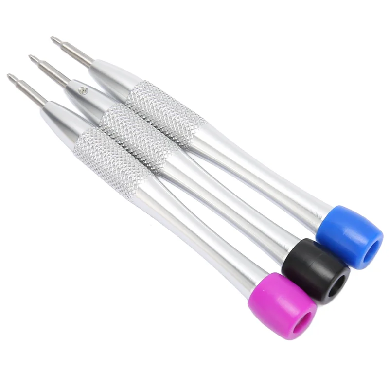 ABRW-3Pcs/Set Kit de chaves de fenda de movimento de relógio Chave de fenda de rotor de peso oscilante triangular para movimento 3235